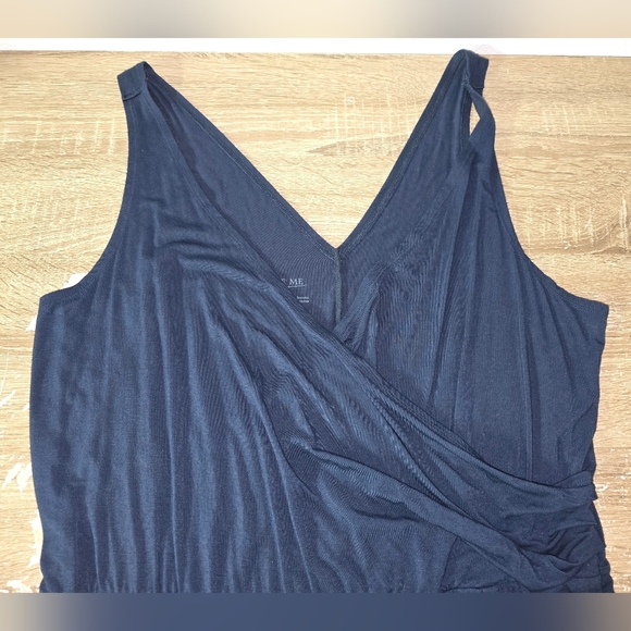 Adore Me Navy Blue Super Soft Stretch Jumpsuit Romper PJ Pajama Loungewear 0X - Picture 5 of 8